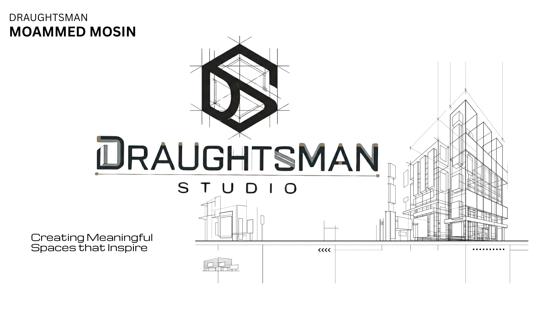 Modern Architecture Portfolio Presentation Cover
